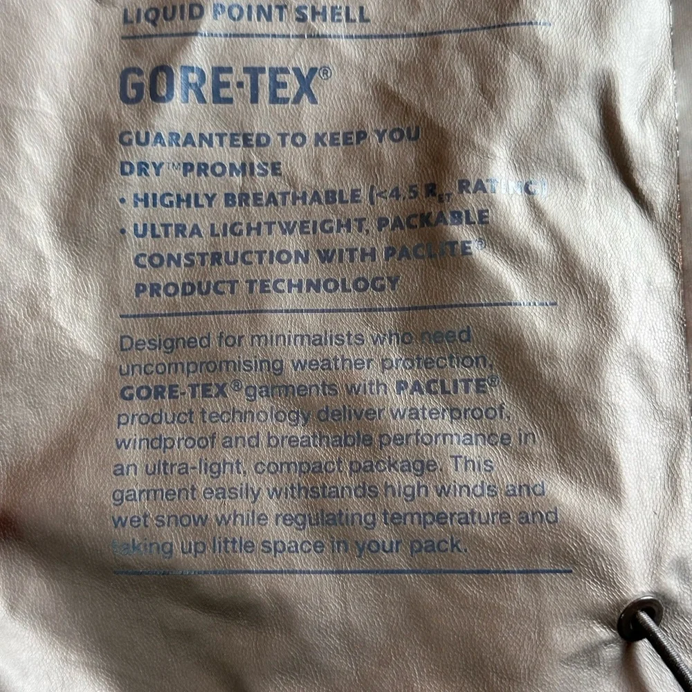 Black Diamond Liquid Point Gore-tex Shell - Navy - XS - Picture 5 of 6